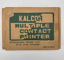 Kalcor Multiple Contact Printer – Vintage 35mm / 2¼ Darkroom Printing Frame