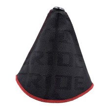 NTNEV Universal Shift Boot Cover, Car Shift Knob Dust Cover, Fabric Black