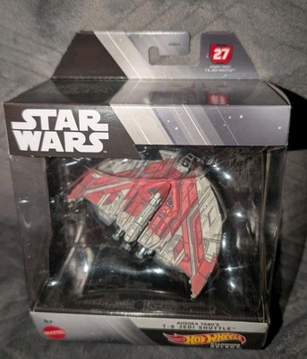 NEW Star Wars Hot Wheels Starships Select AHSOKA T-6 JEDI SHUTTLE #27 1:50 HTJ87