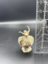 Antique Dresden Germany Porcelain Lace Ballerina Figurine – Hand-Painted
