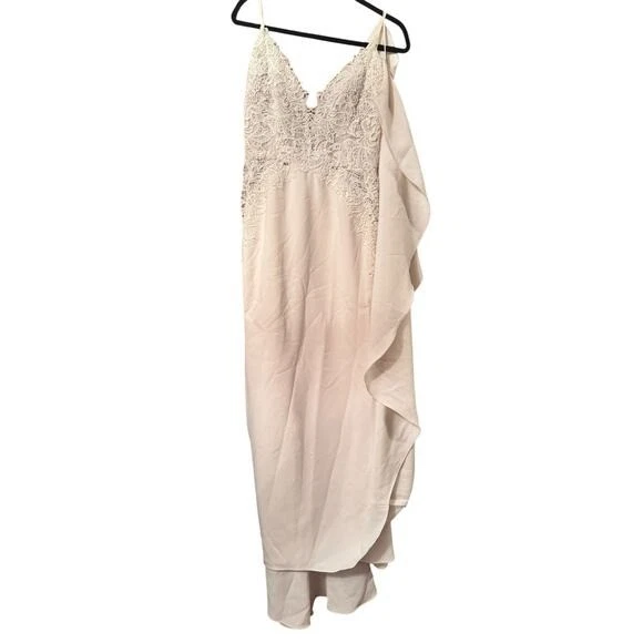 Vestido de novia Tara Keely blanco de encaje con correa de espagueti Foto 3 de 4