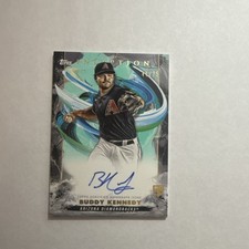 Topps Inception Buddy Kennedy #BRES-BK Aqua /75 Autograph Diamondbacks