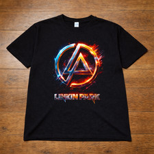 Linkin Park Band T Shirt – Nu Metal Rock Logo Graphic Tee – Adults & Kids