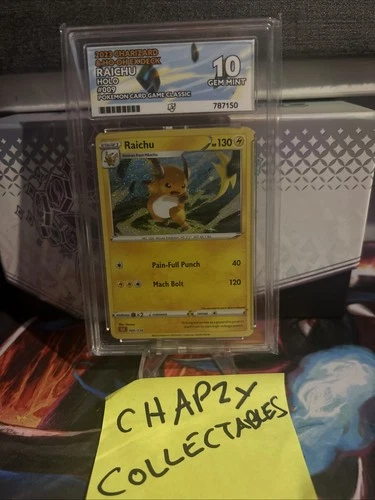 Pokémon TCG Classic Collection Raichu Holo 009/034 Ace 10 Gem Mint Card
