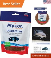 Cichlid Food Mini 4.5 Ounces - All Life Stages, Allergen-Free Nutrients