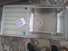 New Stainless steel kitchen sink single bow Left Hand Drain