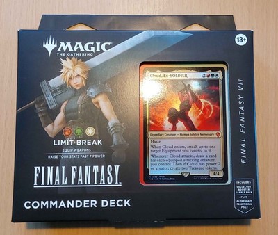 MTG - FINAL FANTASY Commander, Limit Break, OVP - inkl. Collector Booster sample