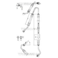 Triscan Hydraulikschlauch Servoschlauch Passend FüR BMW 5 | 8516 11001