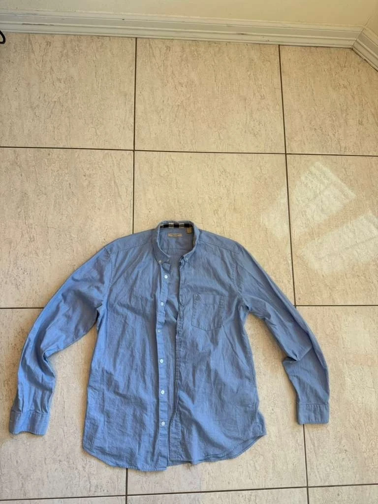 Burberry Blue Casual Button-Down Shirts for Men for sale | eBay