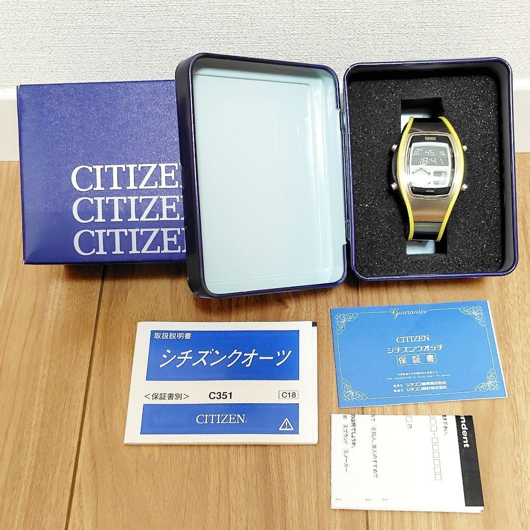 CITIZEN INDEPENDENT C351-L16673 Y アナデジ Citizen Independent C351-l16673 1481010 Ana-digi Quartz Blue