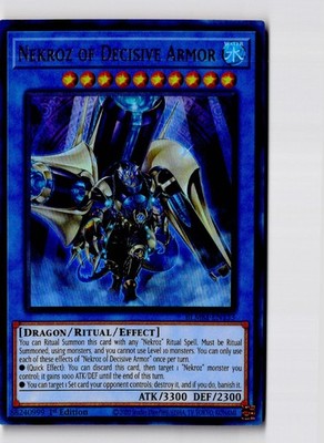 Nekroz of Decisive Armor BLMM-EN133  Monster Mayhem Yu-Gi-Oh First Edition LP