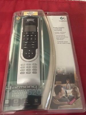 NEW Logitech Harmony 520 Advanced Universal TV Remote Control LCD * Sealed