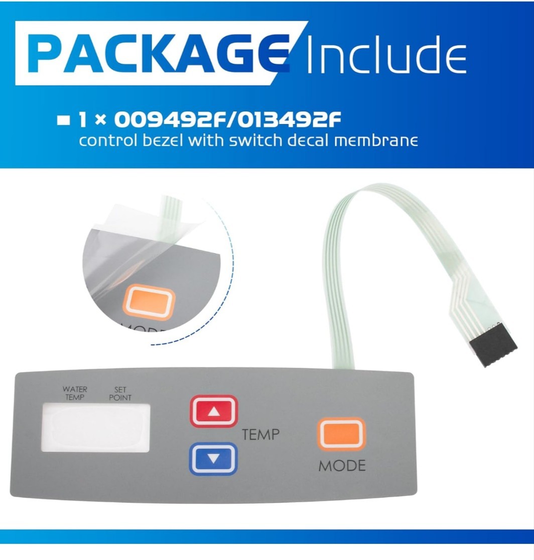 COMPATIBLE MEMBRANE FOR RAYPAK P/N: 009492F 
