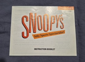 Snoopy's Silly Sports Spectacular for Nintendo NES, tested & WORKING