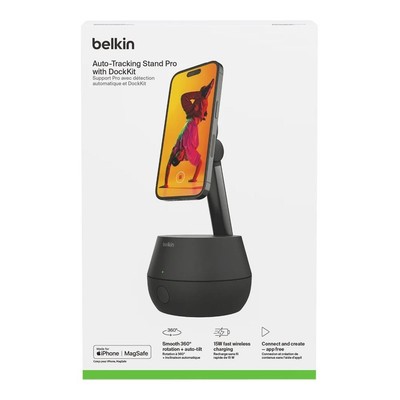 Belkin Auto-Tracking Stand Pro with DockKit for iPhone - Magsafe Compatible