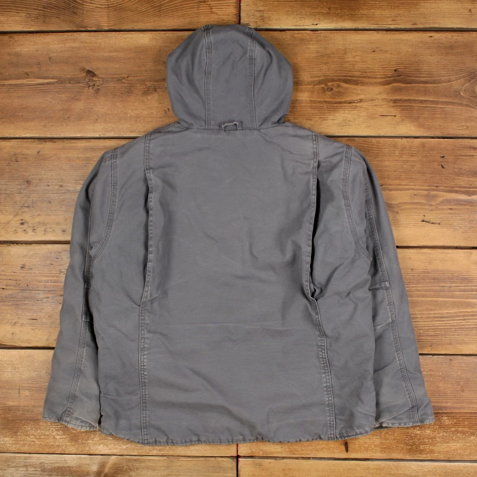 Chaqueta de trabajo Schmidt vintage forrada en L gris activo para mujer Foto 2 de 4