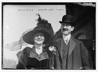 Photo:Hermann Deri and wife (Bella Alten)
