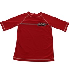Star Wars Rash Guard Kids M Red Swim Shirt Dream Wave Lucasfilm Licensed E28
