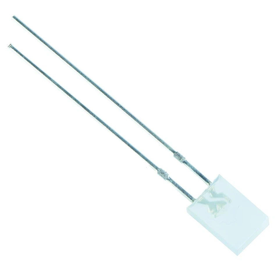 10 x Amber 3 x 2mm Rectangular LED 150mcd 120° - Bild 1 von 1