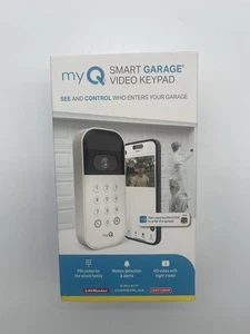 Chamberlain - MyQ Smart Garage Vidéo Clavier Batterie Exploitée Blanc VKP1-MYQMC