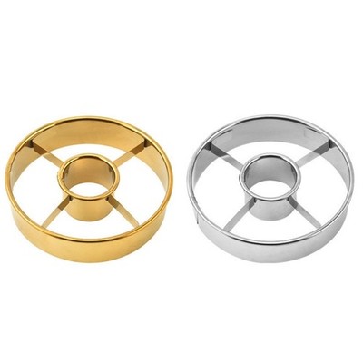 Nonrust Steel Round Cookie Cutter Set Multiple Size for Multifunctional Baking
