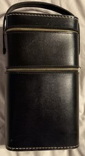 Vintage SWANK Three-section Zipper Case