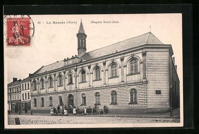 Old postcard La Bassée Nord, Hospice Saint-Jean 1913 