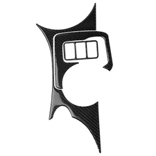 Carbon Fiber Console Cup Holder Panel Trim Cover For Nissan 370Z Z34 2009-2022