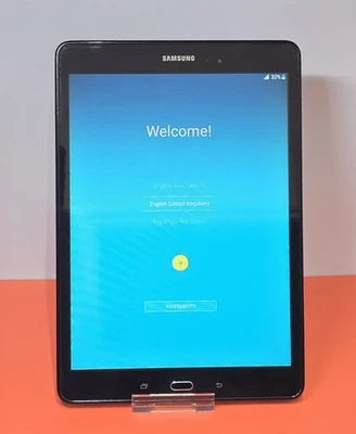 Samsung Galaxy Tab A SM-T555 16GB WiFi & Cellular Tablet Black 2016 -GRADE C