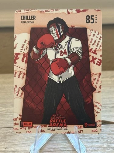 Bo Jackson Battle Arena Chiller Red Newspaper Foil