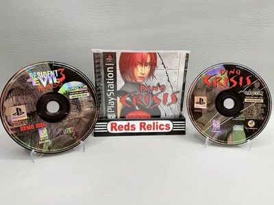 Dino Crisis (Sony PS1, 1999) CIB W/ Resident Evil 3 Demo Disc + REG CARD