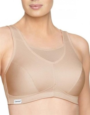 NWOT Glamorise 38C No Bounce Cami Sports Bra 1066 Beige #94439