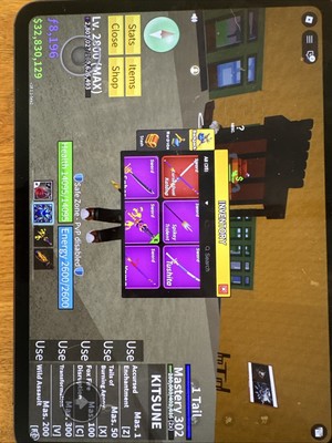 Blox Fruit Per KITSUNE LV2800 DRACO V4 TIER 10 SANGUINE GUITAR DRAGONHEART/STORM