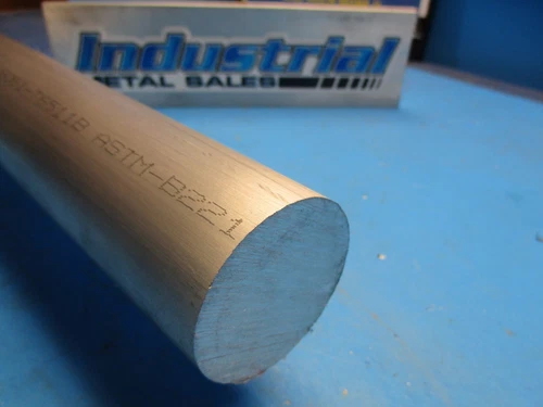 2" Dia x 12"-Long 6061 T6511 Aluminum Round Bar-- 2" Diameter 6061 Rod