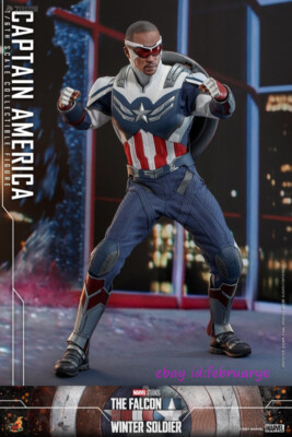 Hot Toys 1/6 Tms040 Captain America The Falcon Action Hot Toys 1/6 Tms040 Captain America The Falcon Action