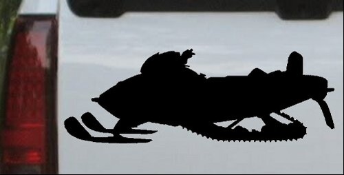 Snowmobile Snow Mobile Car or Truck Window Laptop Decal Sticker 8X3.0 - Picture 3 of 32