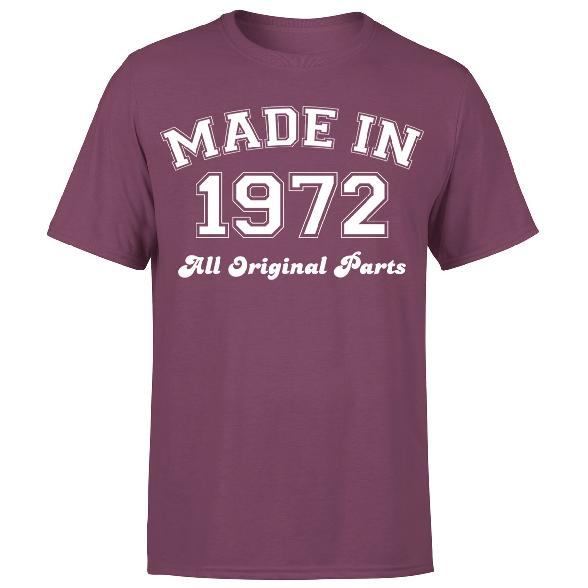 Classic 1972 Original Vintage Birthday Est Édition 1972 T-Shirt