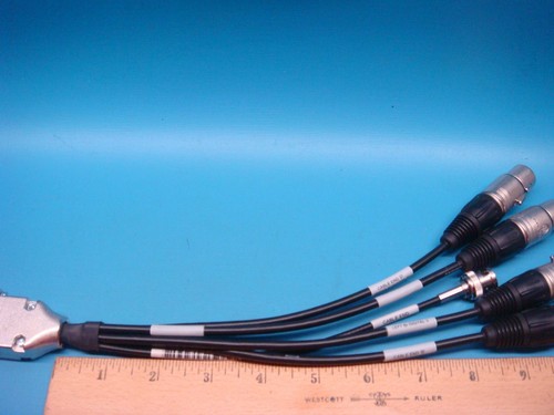 (1) CABLE DE RUPTURA NEUTRIK 4 CANALES XLR DB15 A NC3FX COAXIAL AUDIO PROFESIONAL 8" - Imagen 7 de 7