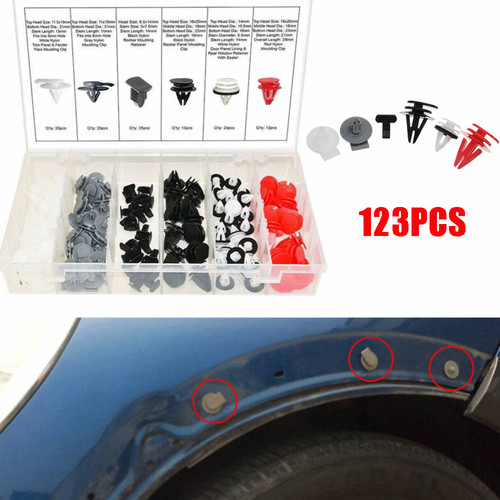 For BMW Mini Cooper Wheel Arch Trim Clip Side Door Fender Flare Molding ...
