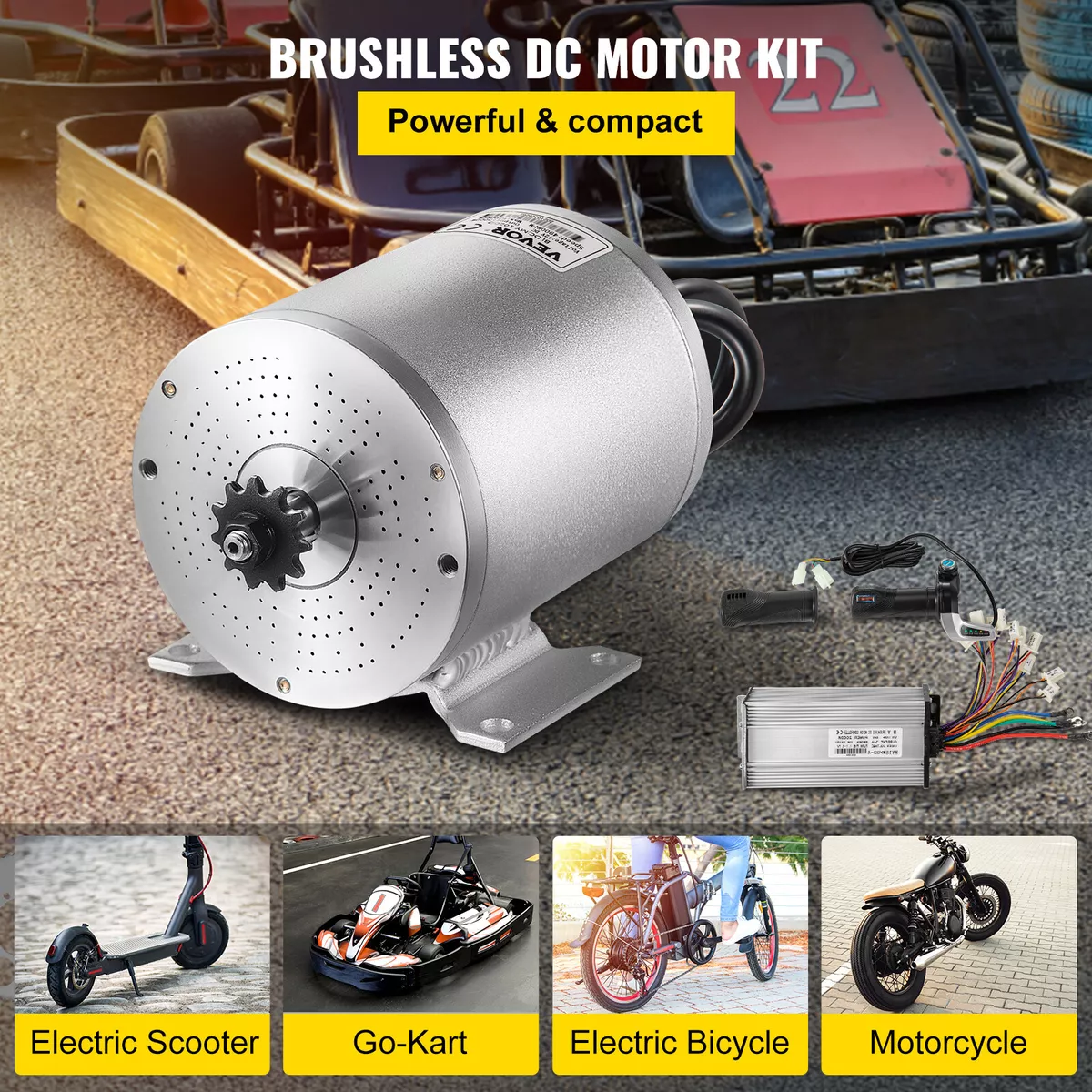 48v 2000w sale brushless motor kit