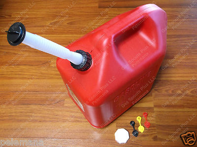BLITZ #50833 Brand New Gas Can 5 Gallon 18.9L JUG SPOUT COLLAR