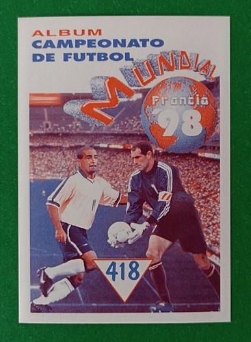 1998 Navarrete France World Cup FIFA Ax Cromo #418 PETTER RUDI Norway Team - 第 2/2 張圖片