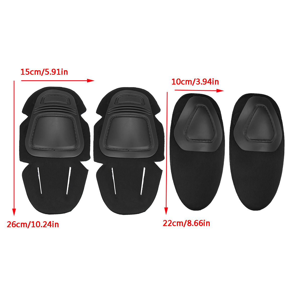 Lot De Protections Tactiques Coudes & Genoux - Équipement Militaire/Sport - Polyvalent - Neuf