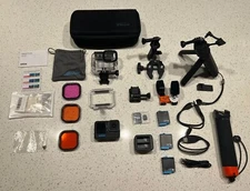 GoPro HERO 10 Black - Bundle With Volta Power Grip/Tripod + 3 Batteries + Extras