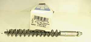 { NEW  Male SCHAEFER  Flue & Condenser Brush 9/16"" Dia. Stainless Single Spiral