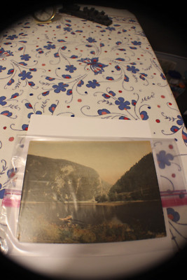 Hauser's Souvenir Store #2-Delaware Water Gap-RARE-Large Hand Colored Card-@1900