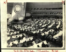 1974 Press Photo 29th Opening of United Nations General Assembly, New York