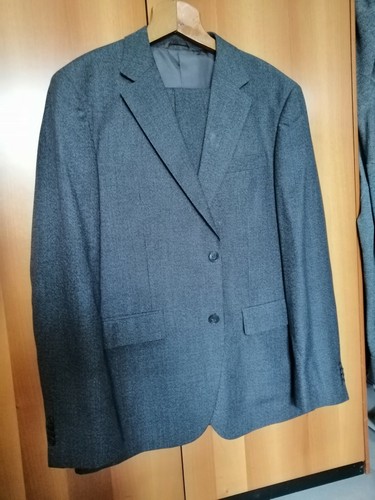 Vestito Uomo Grigio Giacca E Pantalone Elegante Cerimonia TG. 52 | eBay