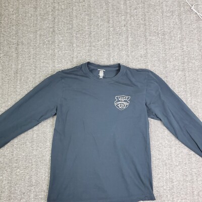 Lucky Brand Sleepshirts Women's Medium Black Round Neck Long Sleeve Pullover