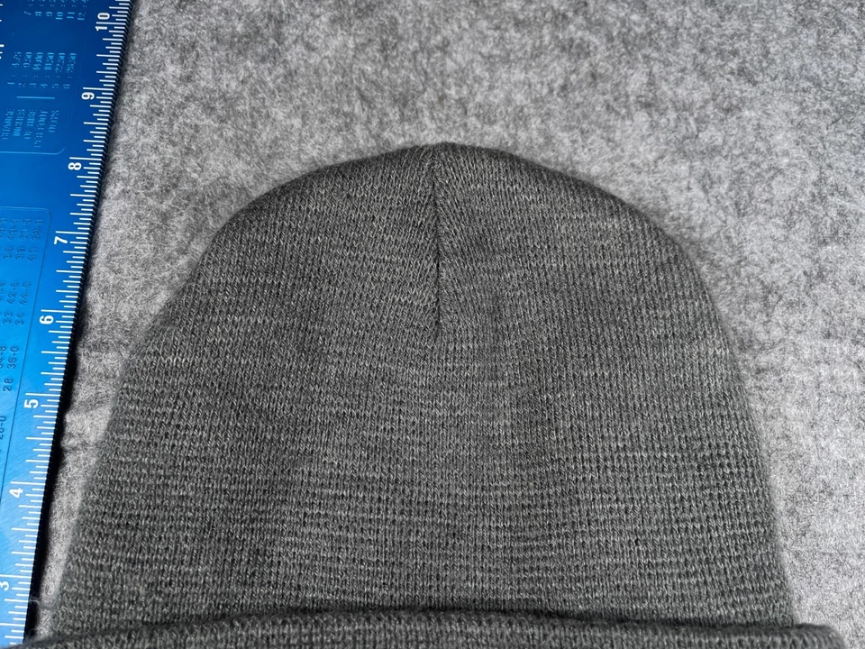 Hope George Beanie Toque Adult One Size Gray Knit Acrylic Snow Ski Outdoors - Image 3 of 4